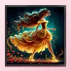 Princess Belle - 11CT Stamped Cross Stitch - 40*40cm - Disney