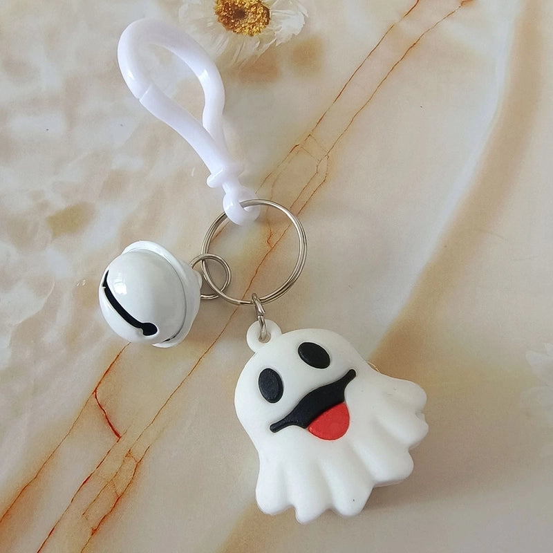 Cartoon Style Cool Style Pumpkin Bat Ghost Silica Gel Halloween Women’s Bag Pendant Keychain