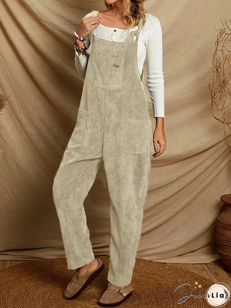 Patched Pocket Jumpsuit