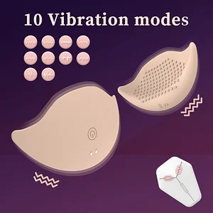 10 Frequency Vibration Women's Breast Sticker Massager