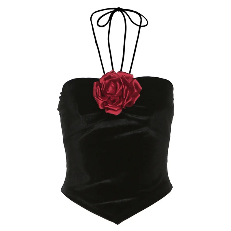Toloer Toloer Summer Women's Wear Solid Color Slim Street Fashion Hanging Neck Sexy Back Vest Woman-Outfit Ideas