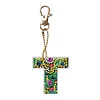 1Pc DIY Diamond Painting Lettter Keychain