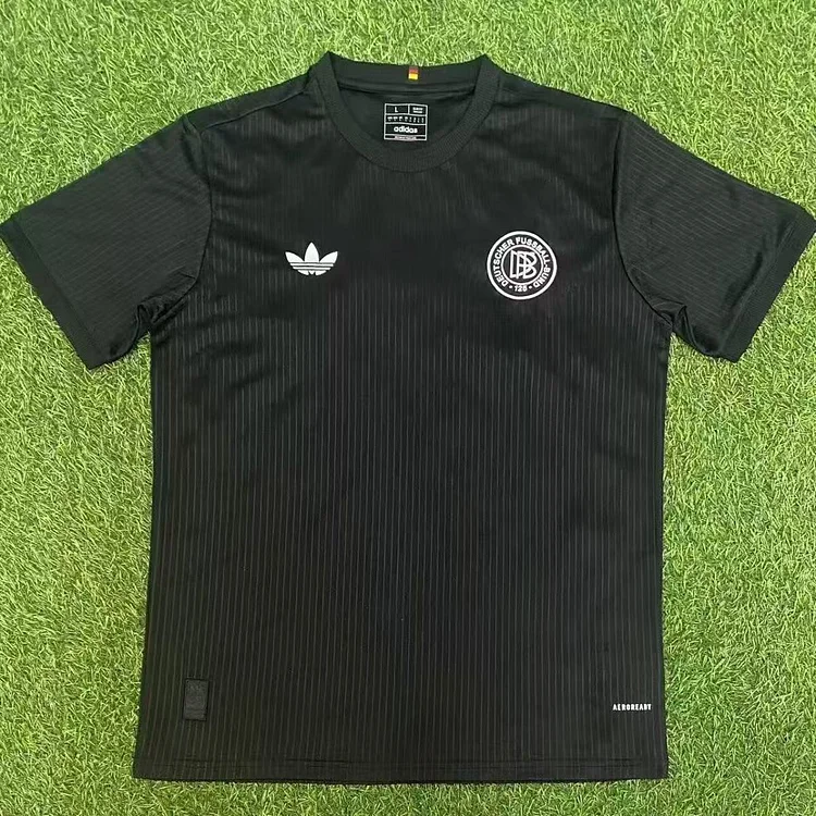Fans 2025 German 125th Anniversary Edition Black Goalkeeper Football Jersey