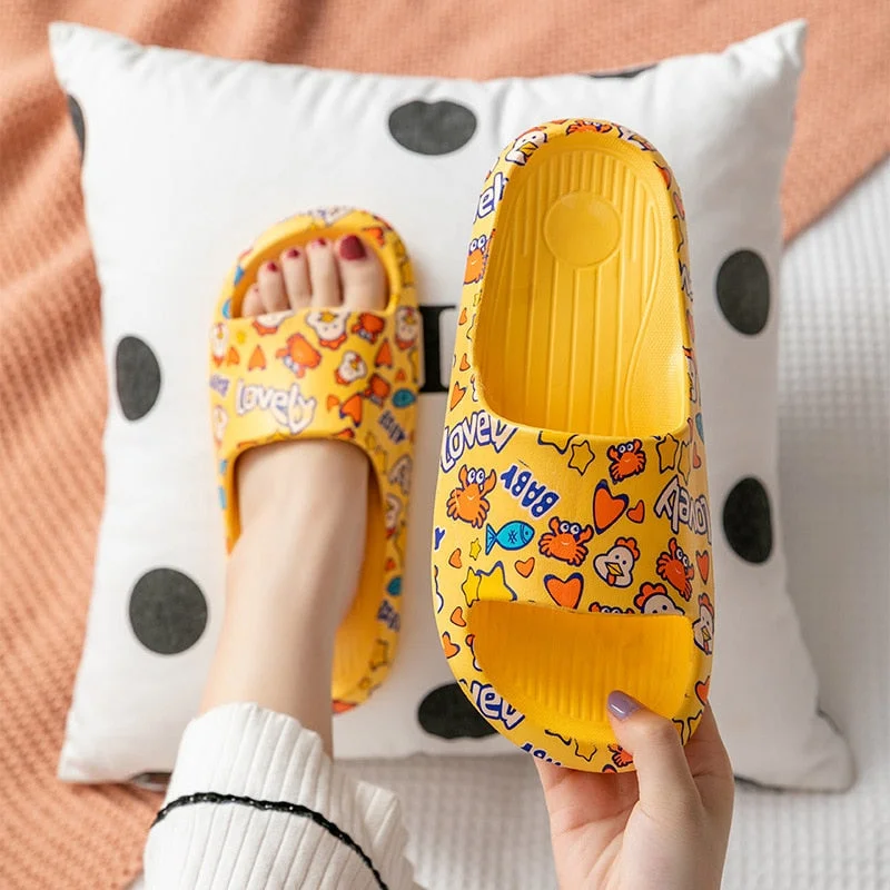 Summer Slippers Women Men Indoor EVA 2021 Cool Home Soft Sandals Cute Slides Light Beach Shoes Slippers Beach Slides women