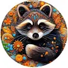Raccoon-18CT Stamped Cross Stitch 25*25cm/9.84*9.84in tapestrymarket