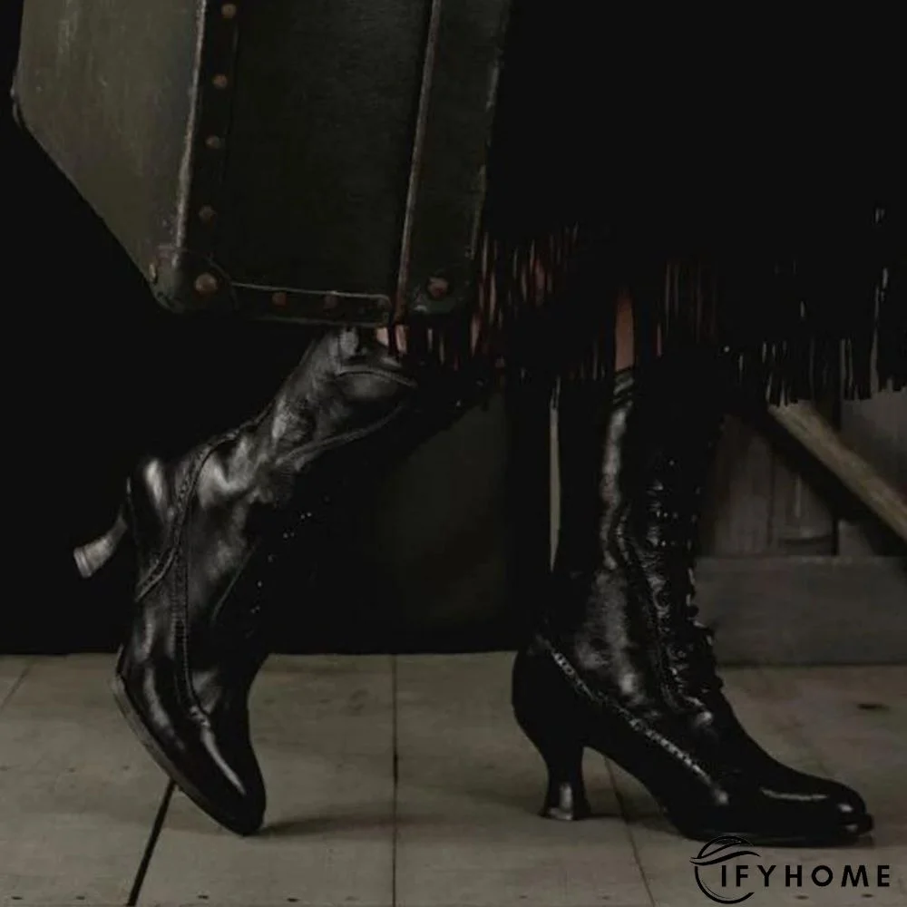 Elegant Ruched Low Heel All Season Boots | IFYHOME