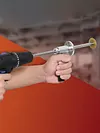 Inside PVC Pipe Cutter Adjustable with 1/4in Hex Shank for 1-1/2in- 8in PVC Pipe