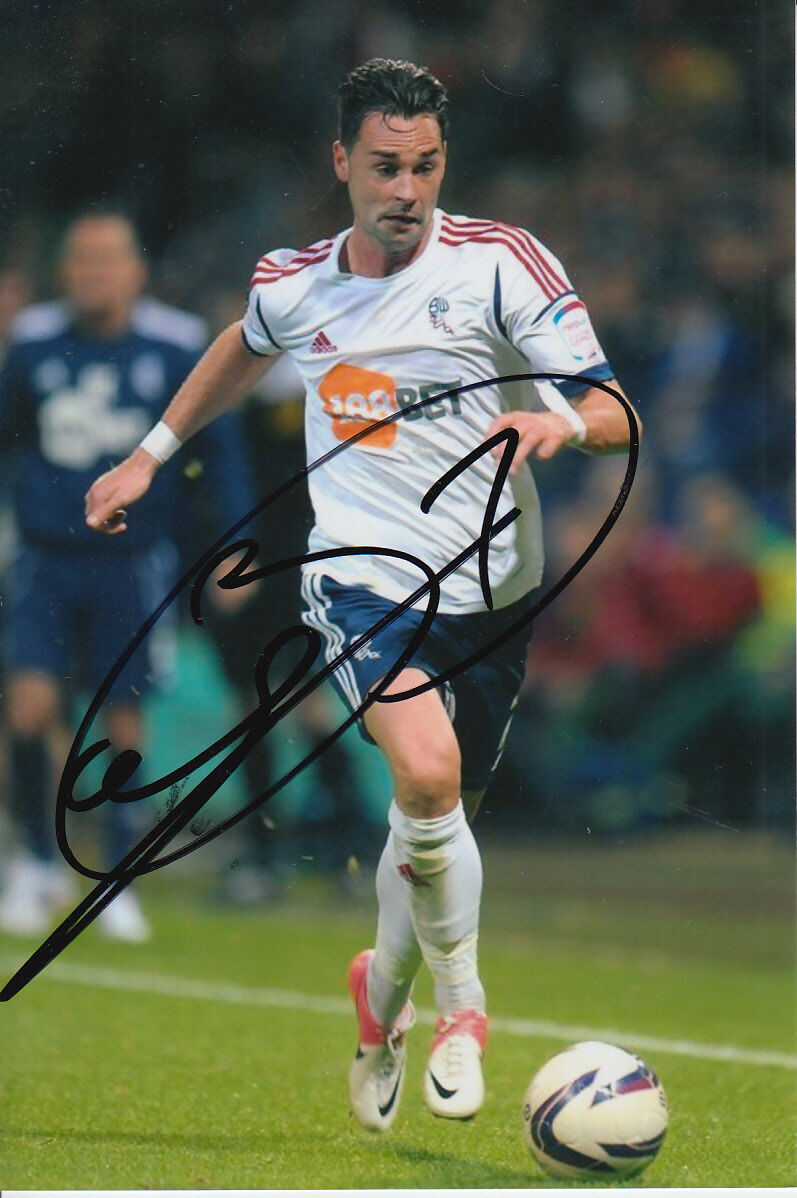 BOLTON WANDERERS HAND SIGNED CHRIS EAGLES 6X4 Photo Poster painting.