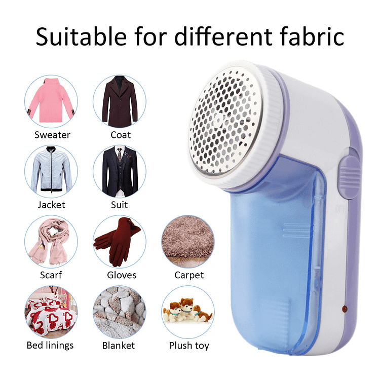 Fabric Shaver, Lint Remover, Quick and Effectively Electric Sweater Shaver Defuzzer for Fabric Fleece Curtains Clothes