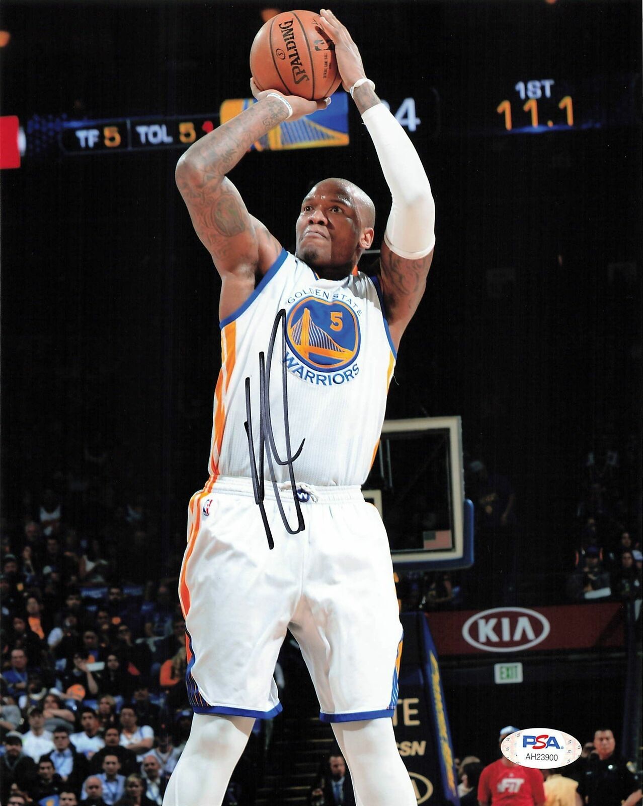 Marreese Speights signed 8x10 Photo Poster painting PSA/DNA Warriors Autographed Mo