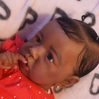 [Holiday Gift Sale] Black Silicone 20" Kylee African American Reborn Baby Doll Girl Rebornartdoll® RSAW-Rebornartdoll®