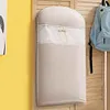 [US Local Warehouse] Space Saving Hanging Garment Bag w/ Self Compression Zipper Storage Bag(Beige L)