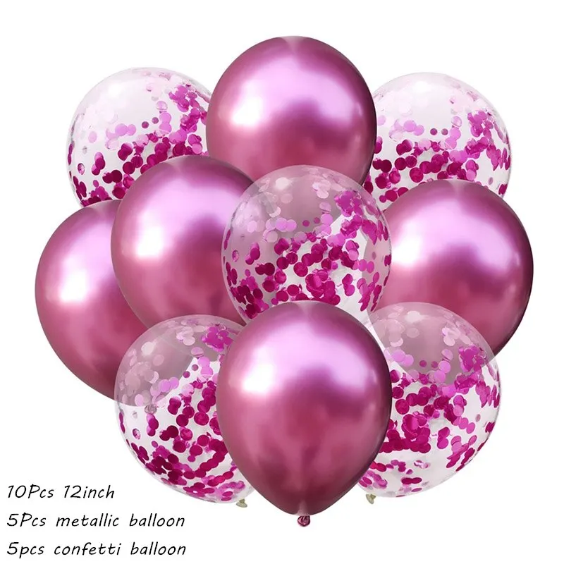 7/11Tubes Balloons Stand Holder Column Confetti Balloons Happy Birthday Air Ballon Kids Baby Shower Wedding Party Decorations