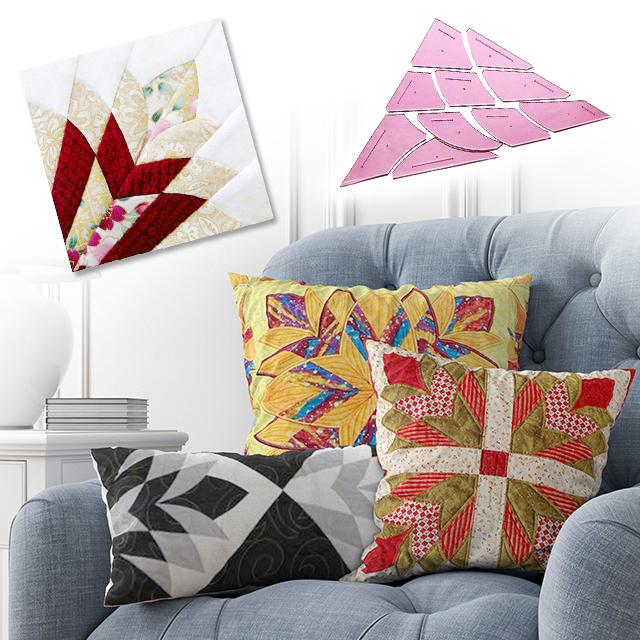 CLEOPATRA'S FAN QUILT TEMPLATE SET