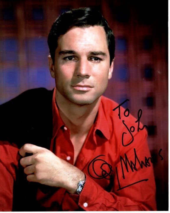 GEORGE MAHARIS Signed ROUTE 66 CORVETTE BUZ MURDOCK Photo Poster paintinggraph - To John