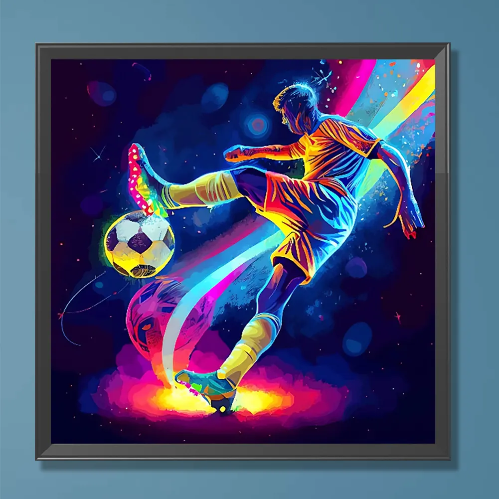 Diamond Painting - Full Round Drill - Soccer(Canvas|30*30cm)