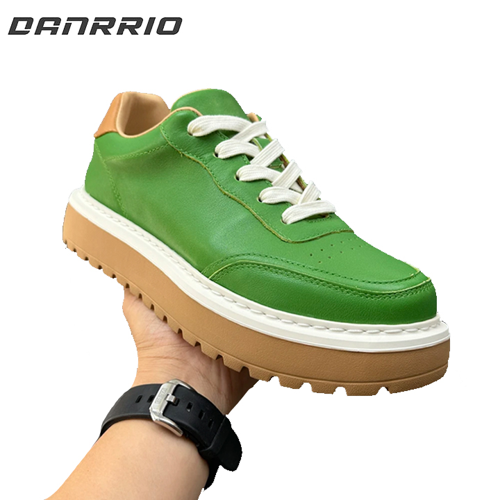 DANRRIO Handmade Retro Fashion Casual Breathable Horsehide Skate Shoes DANRRIO.COM DANRRIO