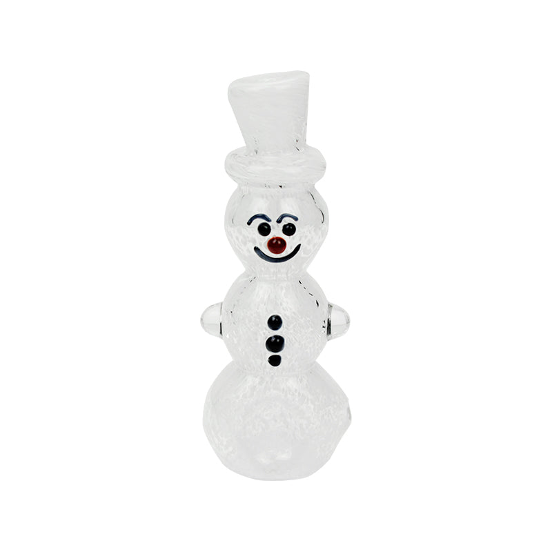 Heady Glass Pipes Cute White Snowman Pipe
