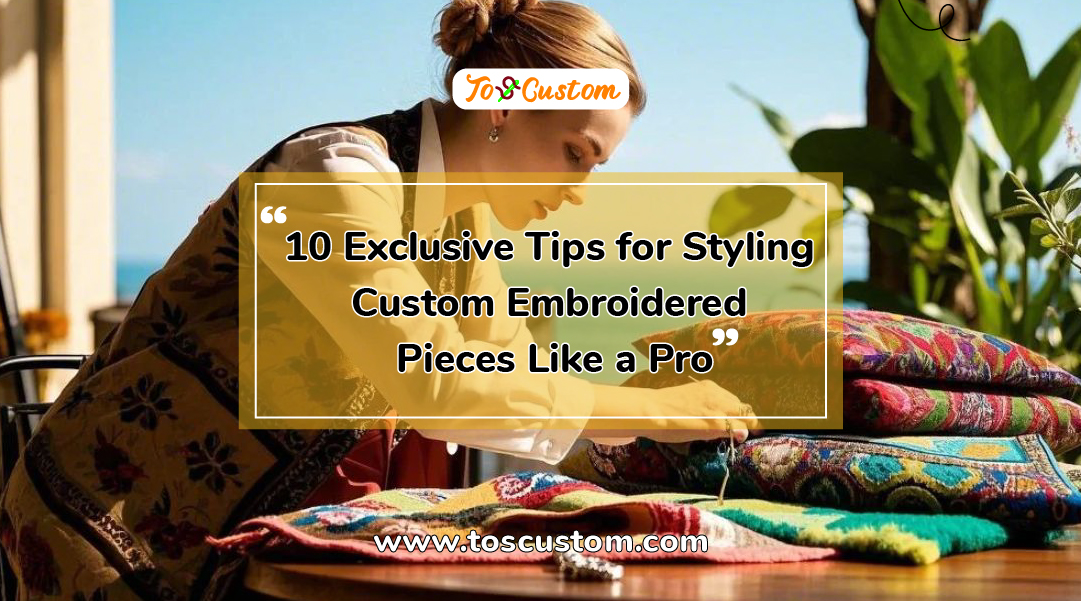 TOSCUSTOM™ 10 Exclusive Tips for Styling Custom Embroidered Pieces Like a Pro