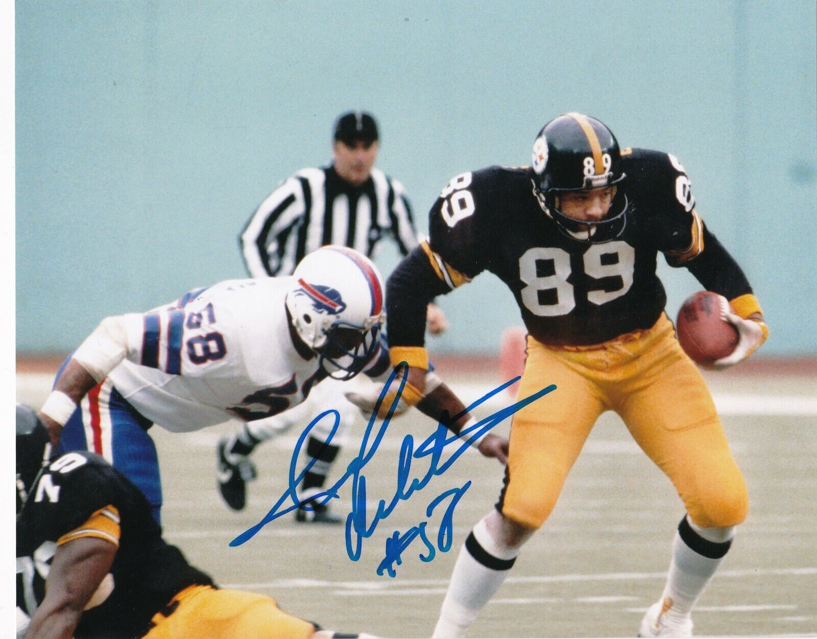 ISIAH ROBERTSON BUFFALO BILLS ACTION SIGNED 8x10