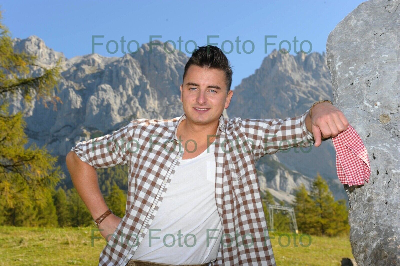 Andreas Gabalier Volks Music Photo Poster painting 20 X 30 CM Without Autograph (Be-39