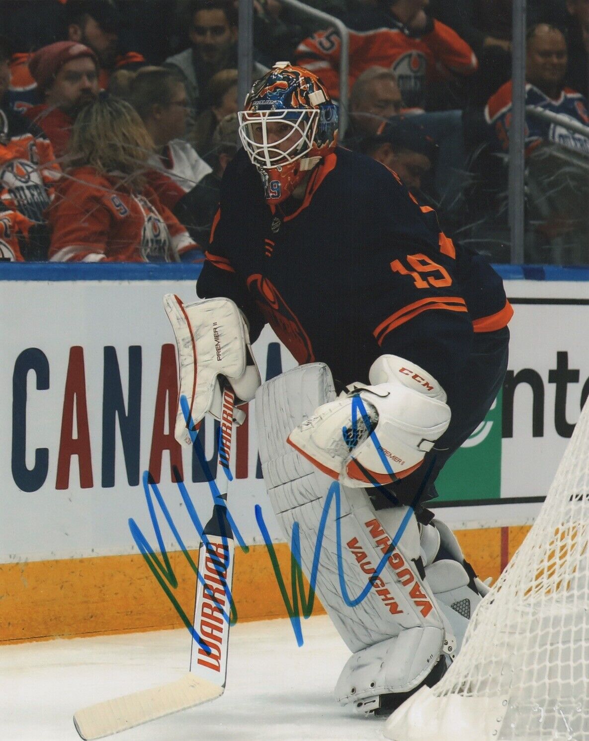 Edmonton Oilers Mikko Koskinen Autographed Signed 8x10 Photo Poster painting NHL COA #12