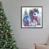 Christmas Unicorn - Crystal Rhinestone Diamond Painting