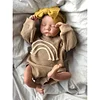 Silicone Realistic Newborn Baby Dolls Girl Toy 18 inch For Gift