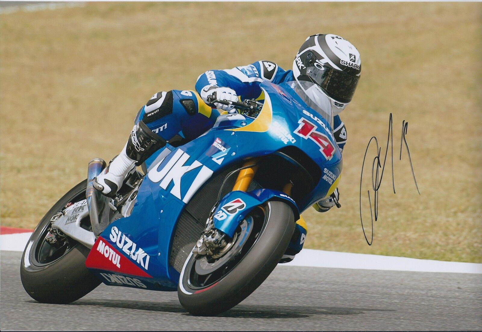 Randy De Puniet Autograph ASPAR Racing APRILIA SIGNED 12x8 Photo Poster painting AFTAL COA ELF