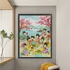 Ancient Girls Picnic-11CT Stamped Cross Stitch 60*75cm(Big Size) tapestrymarket