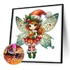 Christmas Angel Girl - Crystal Rhinestone Diamond Painting
