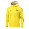 25/26 Dortmund yellow  long zipper Windbreaker   Training Jacket Set