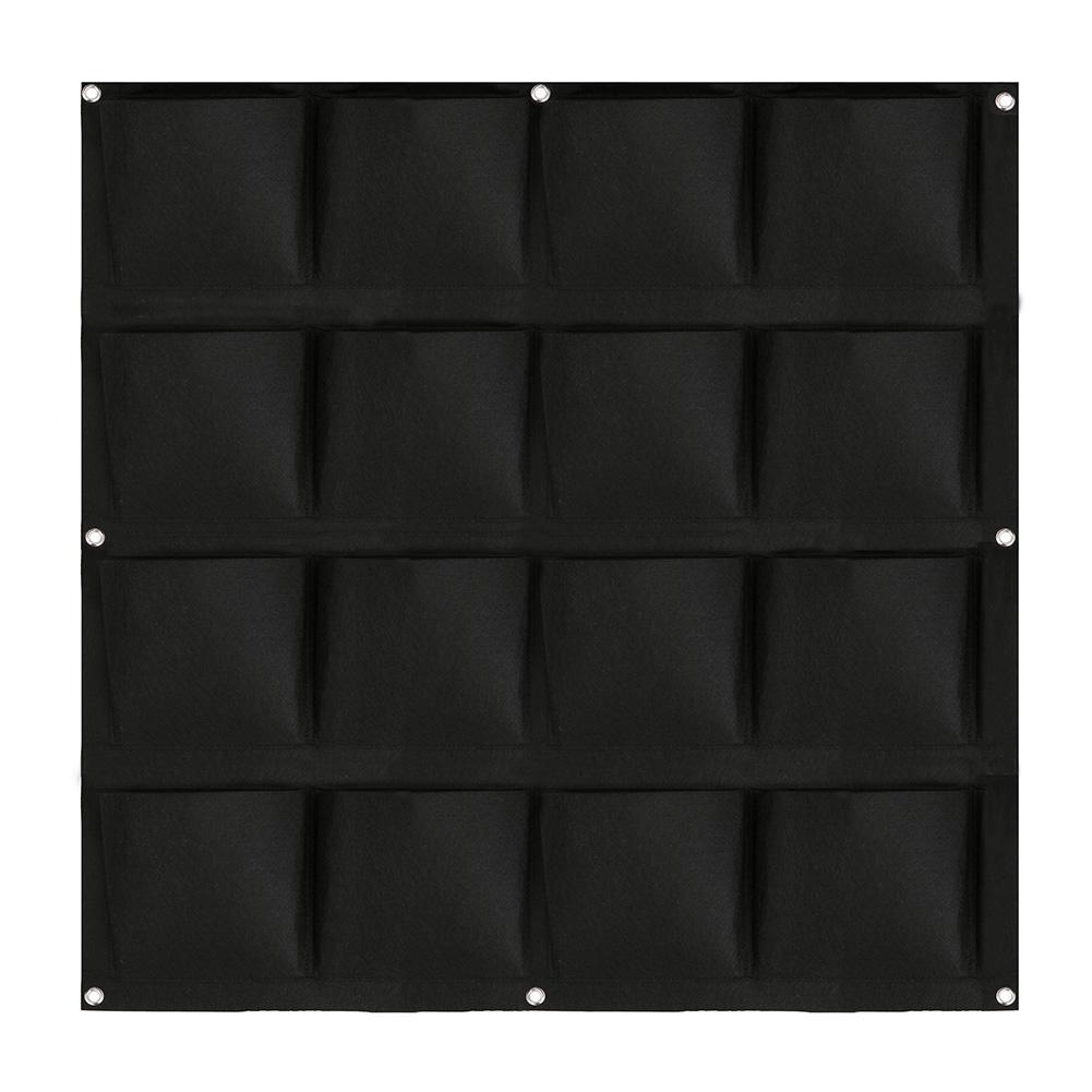 

16 Pockets Non-woven Planting Bag Garden Vertical Hanging Wall Grow Bags, 501 Original