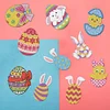 10pcs Diamond Painting Cartoon Easter Chick Pendant