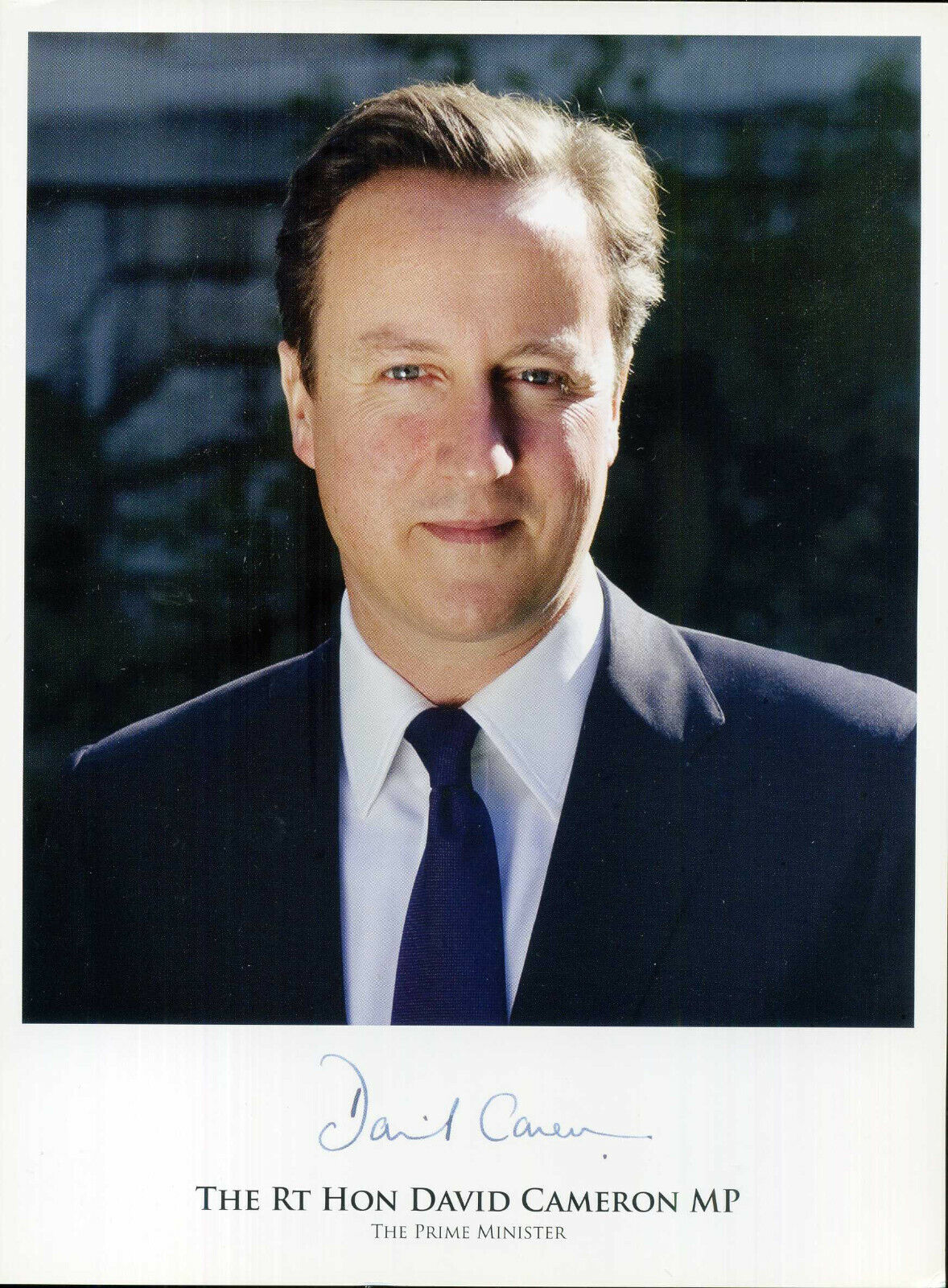 DAVID CAMERON Signed Photo Poster paintinggraph - British Prime Minister - Preprint