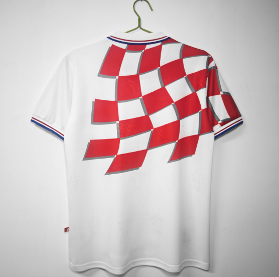Retro 1998 Croatia Home Football T-Shirt Thai Quality