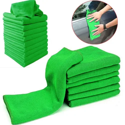 Dronehint 10x Microfiber Washing Car Parts Body Care Cleaning Towel Soft Cloth Clean Tool (For: BYD) Parts