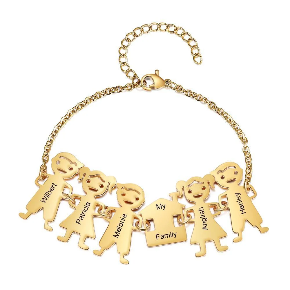 Personalisiertes Armband mit 5 Kinderzauber Kettenmachen