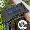 Portable Safety Wall Lights Waterproof LED Solar Motion Sensor Lights USB Charging Outdoor Clip On Solar Lights for Outside Fence Chain Link Camping