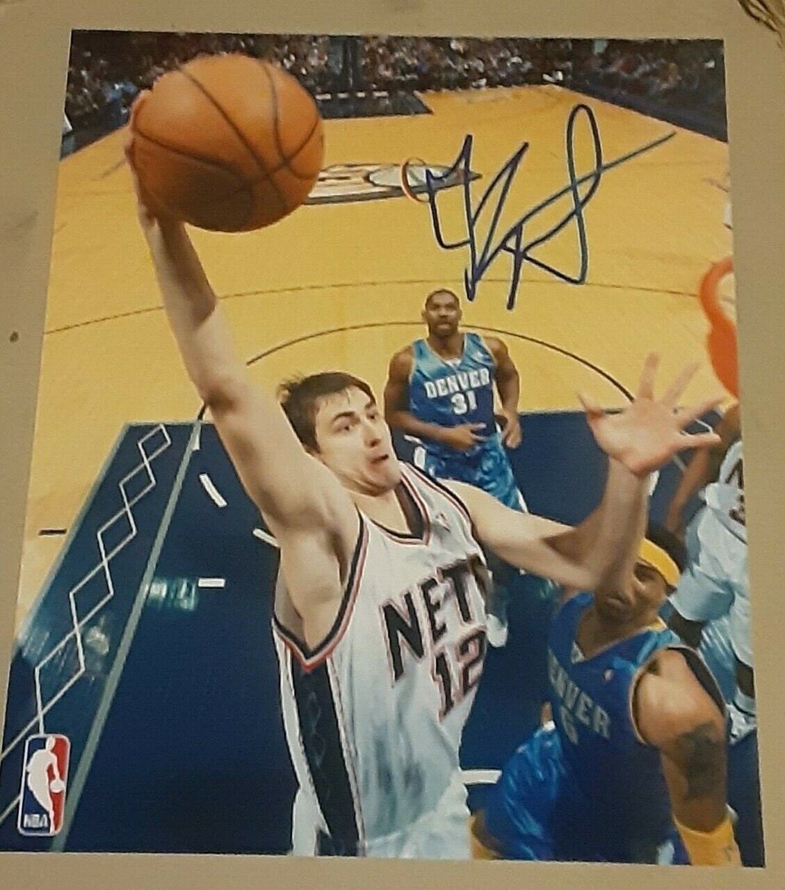 Nenad Krstic New Jersey Nets SIGNED AUTOGRAPHED 8x10 Photo Poster painting COA Basketball