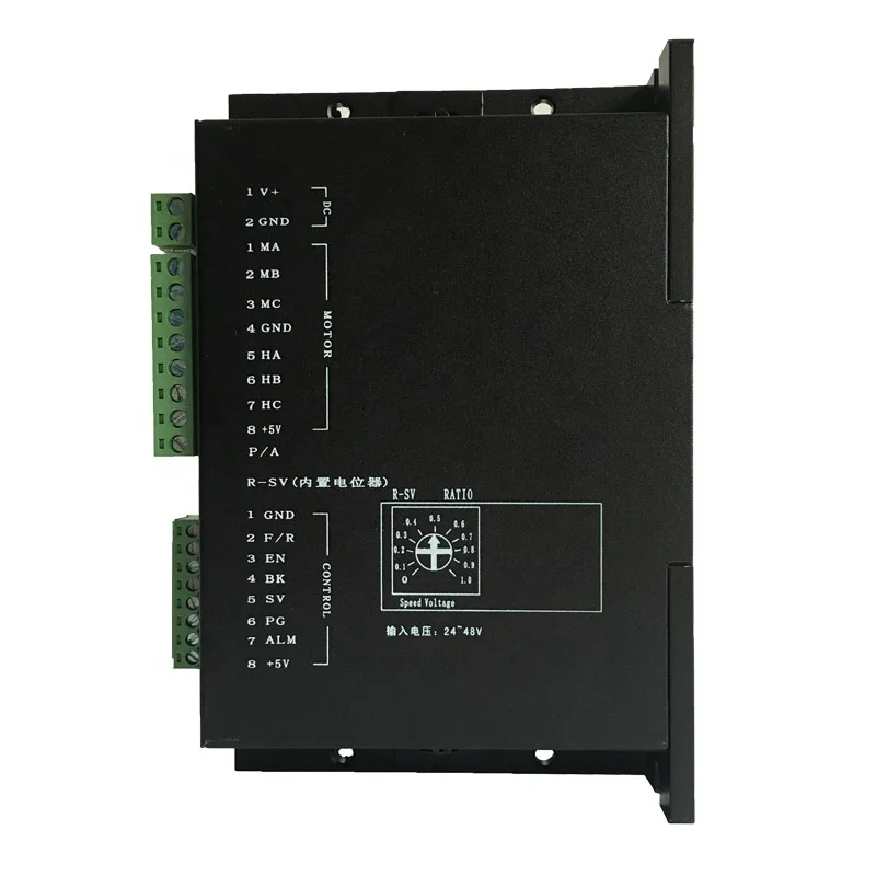 DC Motor Brushless 24-48V Driver BLDC Hall Sensor Motor Driver Board DBLS-02 15A Brake Speed Regulation Start Control