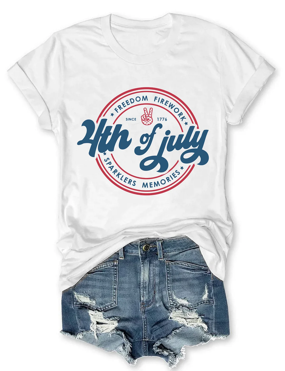 Freedom firework sparklers memories T-shirt