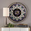  DIY Round Metal Tin Mandala Diamond Painting Special Shaped  Clock Kit