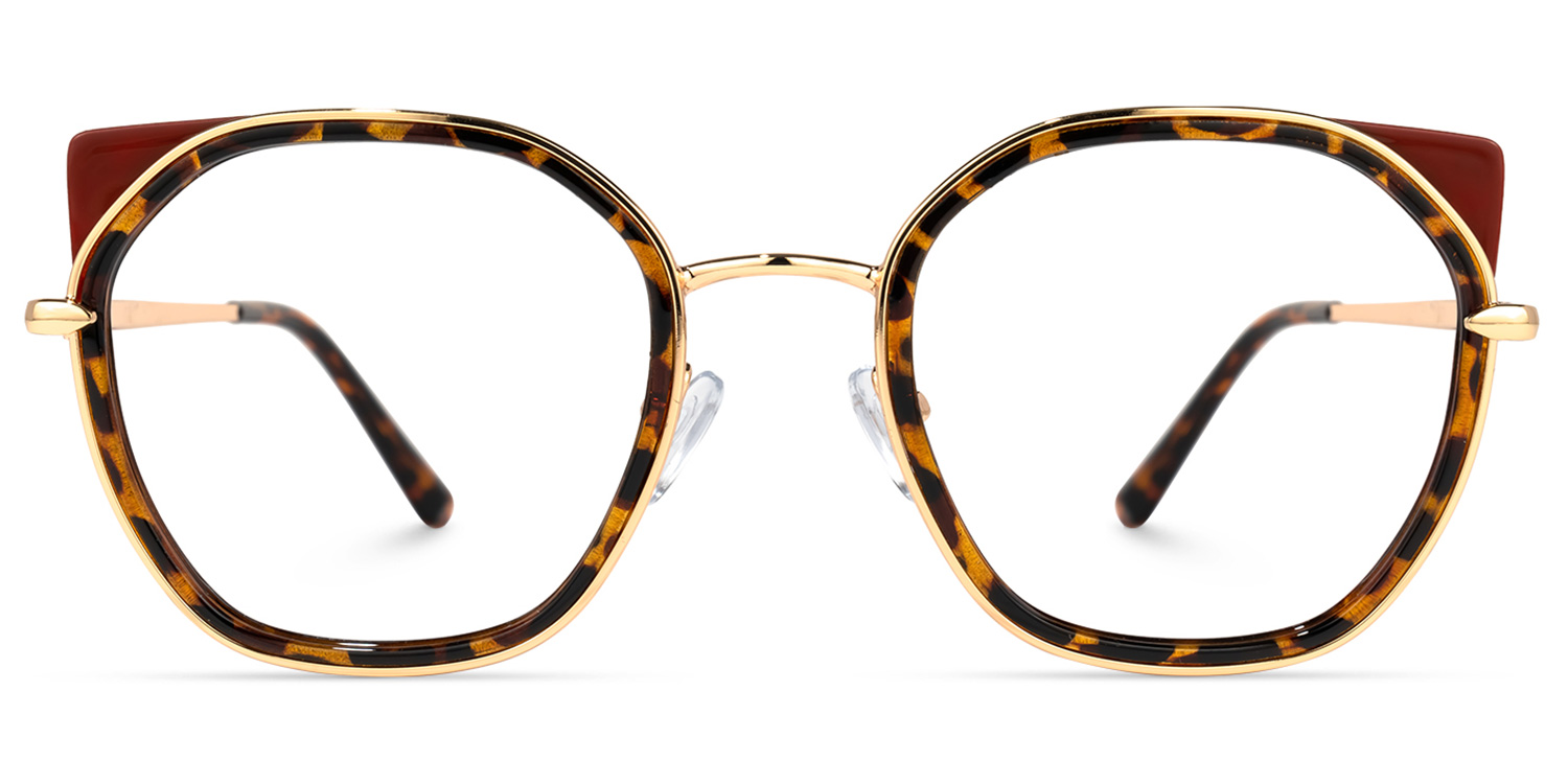 Edie Braun-Tortoise Cateye Brille Braun-Tortoise