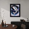 Diamond Painting-DIY Special Shaped Drill Pearl Painting Whale(30x40cm)