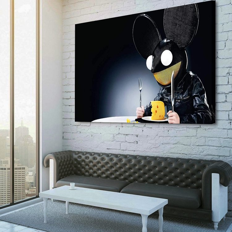 DJ Deadmau5 Poster Canvas Wall Art