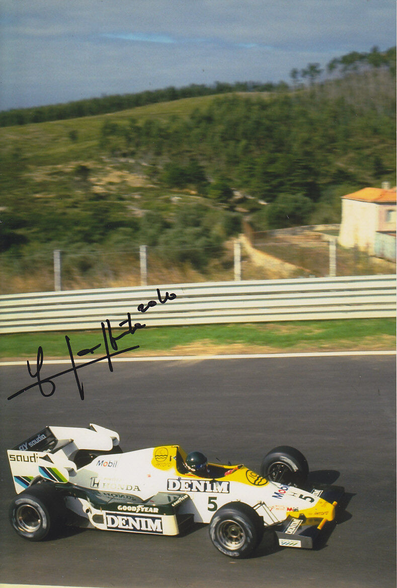 Jacques Laffite Hand Signed Photo Poster painting 12x8.