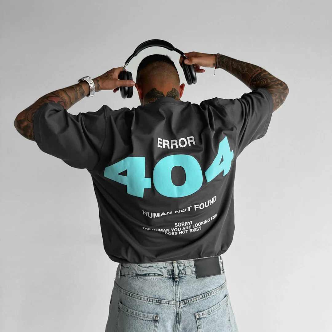 Unisex Casual 404 T-shirt