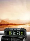 Solar/USB Charging TPMS Tire Pressure Monitoring System with 4 External Sensors