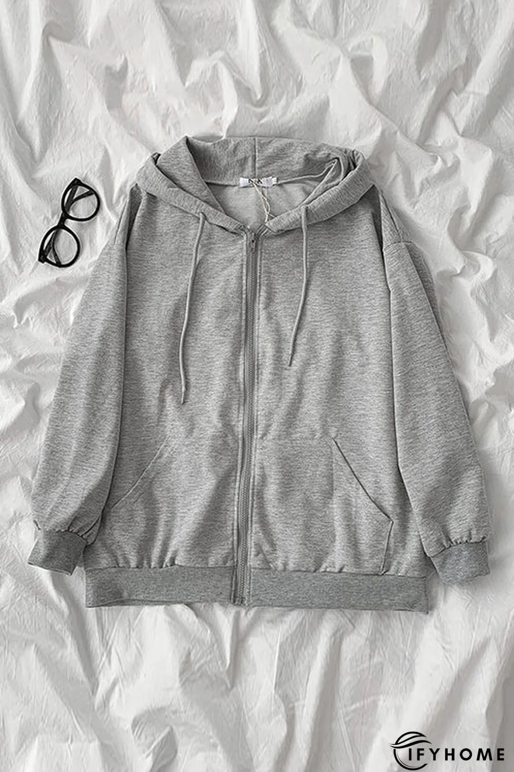 Pockets Loose Hoodie Coat | IFYHOME